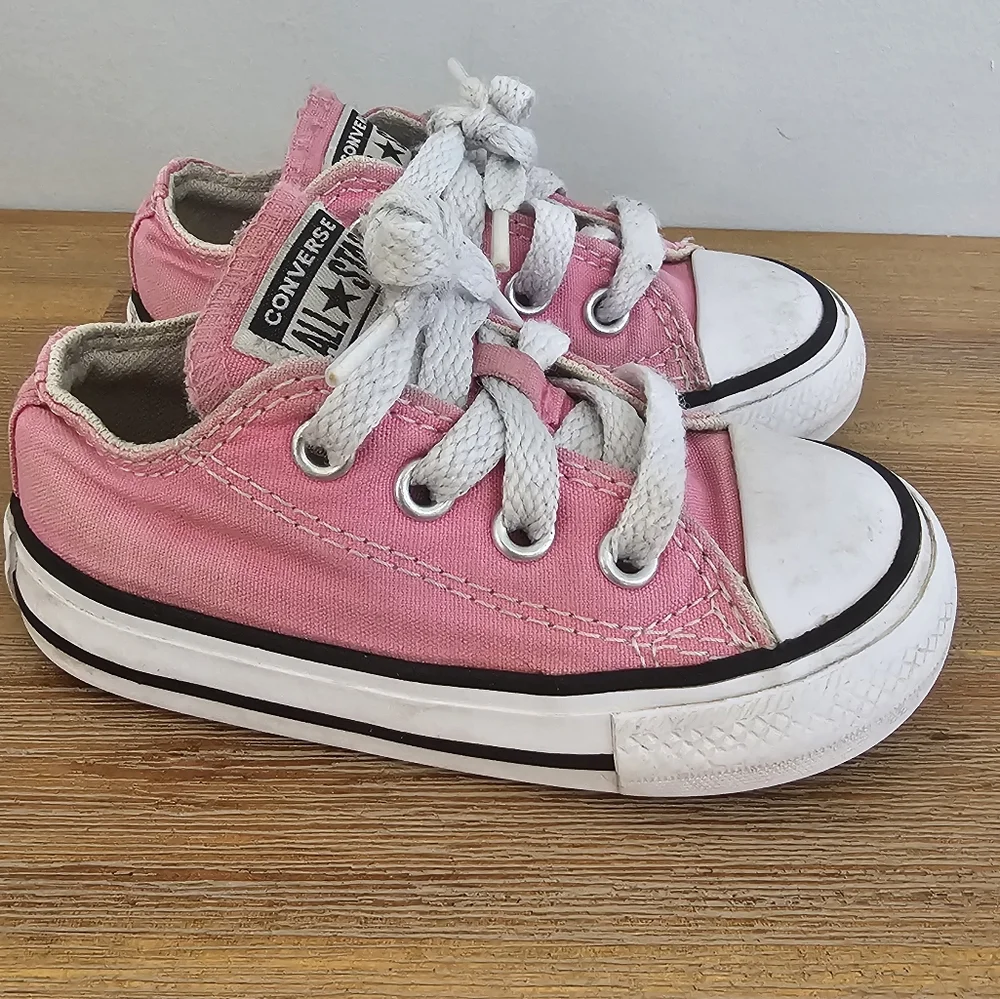 CONVERSE All Stars Pink Infant Low Cut Sneakers, Shoes